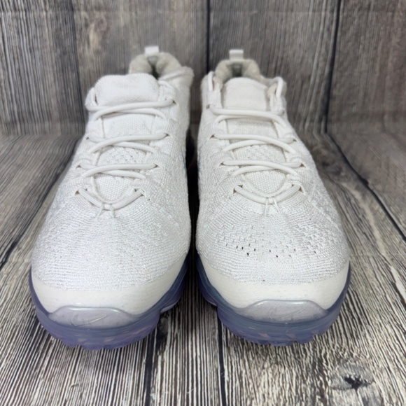 Nike Air VaporMax 2023 Flynit Phantom/White/Metallic Silver WMNS 10 FD3148-002 - Picture 4 of 8